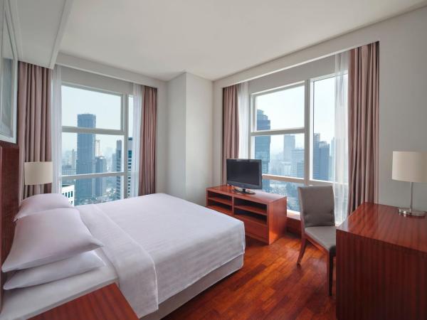 The Mayflower, Jakarta-Marriott Executive Apartments : photo 1 de la chambre hébergement deluxe 2 chambres - vue sur ville