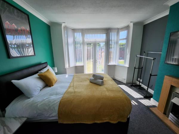 Solihull Shared House : photo 5 de la chambre chambre double - vue sur jardin