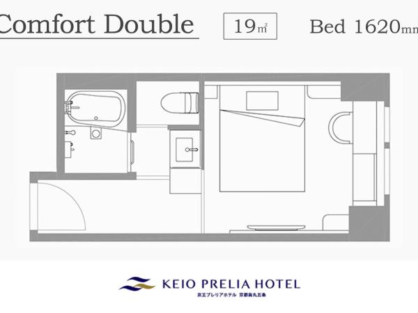 Keio Prelia Hotel Kyoto Karasuma-Gojo : photo 2 de la chambre chambre double confort