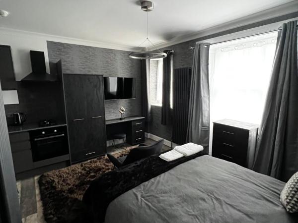 Amani Apartments - Glasgow City Centre : photo 4 de la chambre studio lit queen-size de luxe 