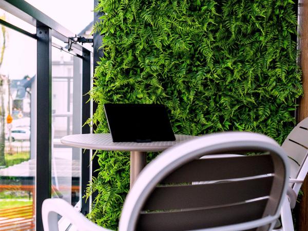 Aparthotel Green Concrete - nowy, ekologiczny hotel w Świnoujściu, Darmowy Bus Na Plażę, Free Shuttle Bus : photo 10 de la chambre studio avec balcon