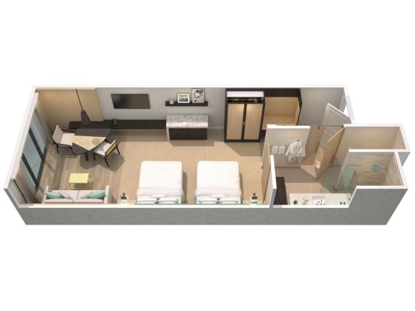 The Westin Perth : photo 2 de la chambre chambre deluxe avec 2 lits doubles