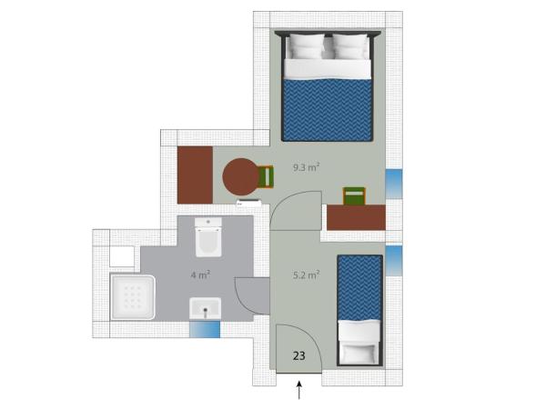 Hôtel Riad Dar Daïf : photo 5 de la chambre chambre double