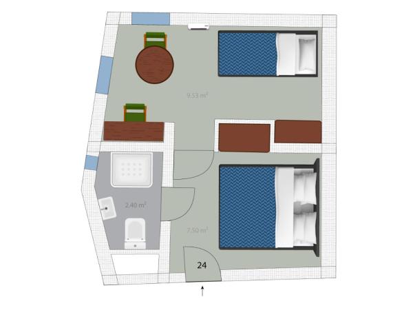 Hôtel Riad Dar Daïf : photo 5 de la chambre petite chambre double