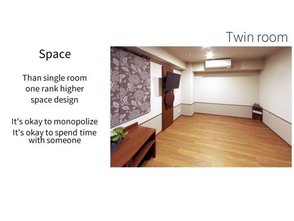 Hotel Meldia Osaka Higobashi : photo 3 de la chambre chambre lits jumeaux