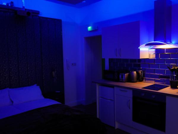 S.H Apartments : photo 5 de la chambre superior studio with projector screen and open shower