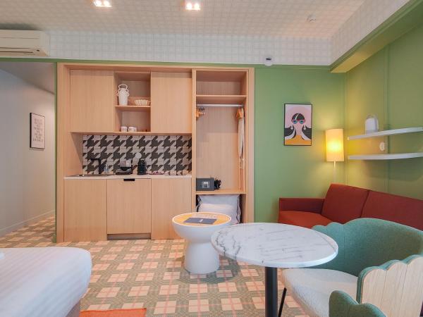 Aparthotel AMMI Nice Lafayette : photo 5 de la chambre grand studio exécutif avec baignoire