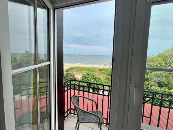 Willa Księżniczki Sopotu : photo 5 de la chambre chambre double deluxe avec balcon - vue sur mer