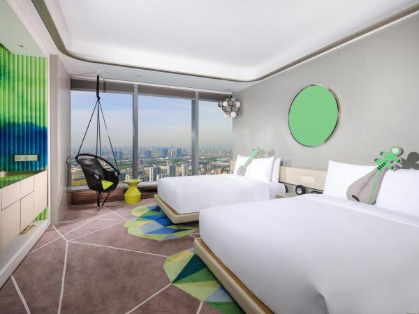 W Suzhou - Jinji Lake : photo 3 de la chambre spectacular room, guest room, 2 queen, city view