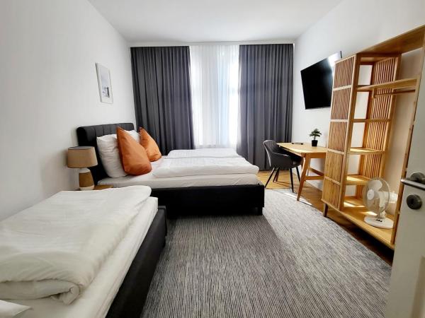 Marcel Apartments Leipzig : photo 4 de la chambre appartement 2 chambres avec balcon