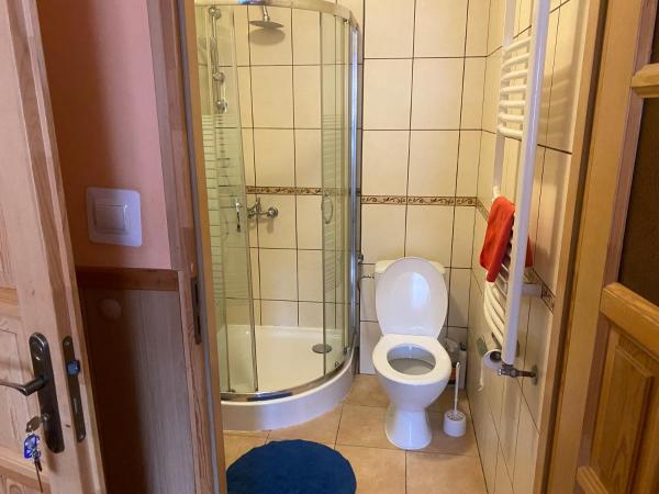 Wynajem Pokoi gościnnych Jaś i Małgosia : photo 4 de la chambre chambre double avec salle de bains privative