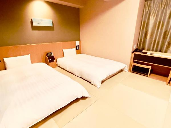 Dormy Inn Premium Tokyo Kodenmacho : photo 8 de la chambre chambre lits jumeaux de style japonais - non-fumeurs