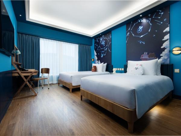 LINE FRIENDS presents CASA DE AMIGO : photo 1 de la chambre summercation package - line friends deluxe room - twin