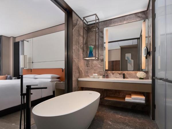 Tianjin Marriott Hotel National Convention and Exhibition Center : photo 4 de la chambre chambre lit king-size deluxe