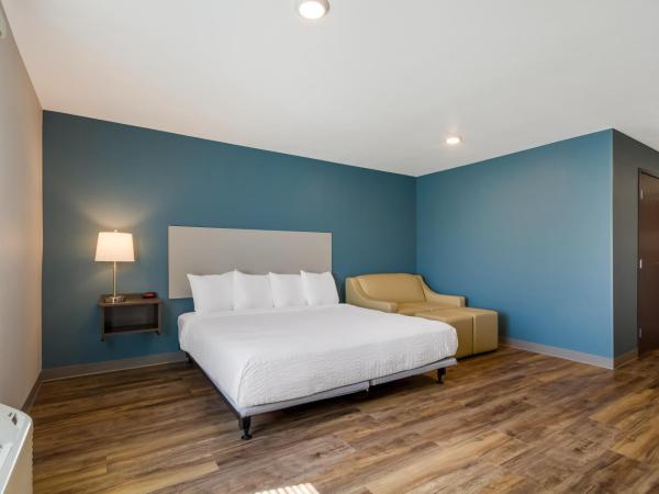 WoodSpring Suites Panama City Beach : photo 7 de la chambre suite lit king-size avec canapé - accessible aux personnes à mobilité réduite - non-fumeurs