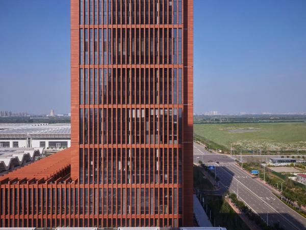 Tianjin Marriott Hotel National Convention and Exhibition Center : photo 3 de la chambre chambre deluxe avec 2 lits doubles