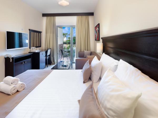 Blue Waves Resort : photo 5 de la chambre chambre double supérieure avec terrasse verdoyante