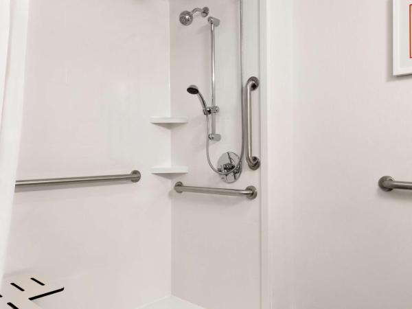 Hampton Inn Atlanta-Buckhead : photo 4 de la chambre chambre lit queen-size avec douche accessible en fauteuil roulant - adaptée aux personnes à mobilité réduite/non-fumeurs