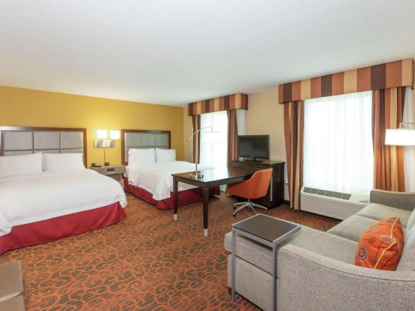 Hampton Inn & Suites Jacksonville-Airport : photo 2 de la chambre queen studio suite with two queen beds and sofa bed - non-smoking