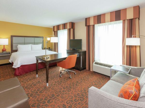 Hampton Inn & Suites Jacksonville-Airport : photo 1 de la chambre suite studio lit king-size avec canapé-lit – non-fumeurs