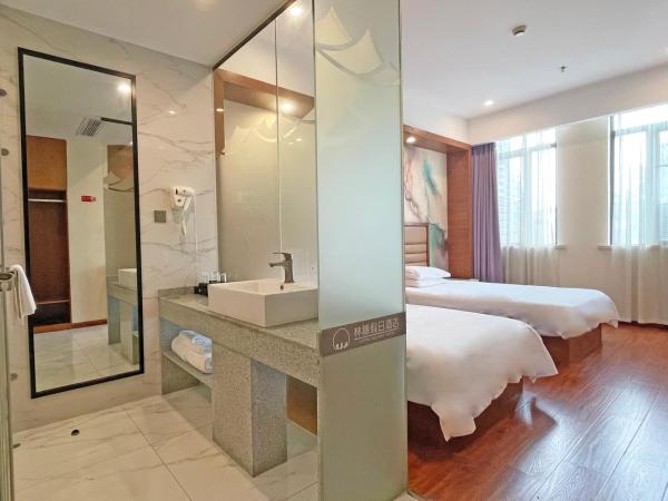 Lin Yin Holiday Hotel(Pudong Airport) : photo 3 de la chambre chambre double avec salle de bains privative