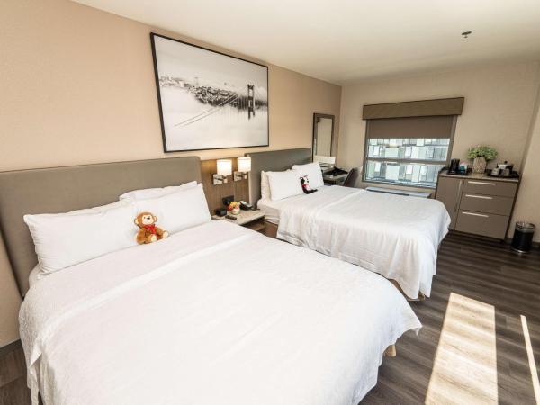 Hampton Inn San Francisco Downtown/Convention Center : photo 2 de la chambre chambre 2 lits queen-size - non-fumeurs