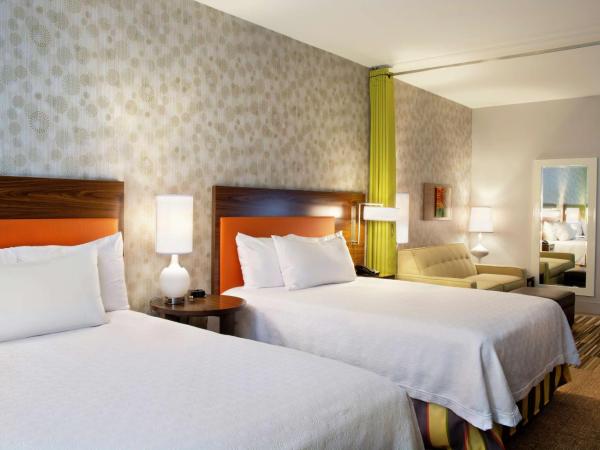 Home2 Suites By Hilton Indianapolis Greenwood : photo 1 de la chambre studio avec 2 lits queen-size - non-fumeurs