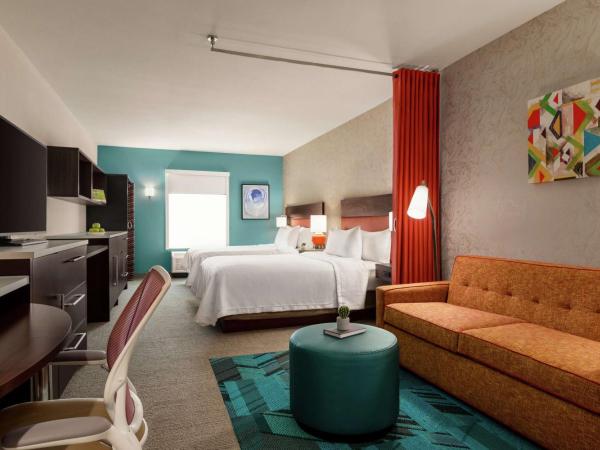 Home2 Suites By Hilton San Antonio North Stone Oak : photo 1 de la chambre studio avec 2 lits queen-size - non-fumeurs