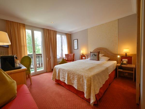 Romantik Hotel Schweizerhof : photo 2 de la chambre chambre simple supérieure - vue sur l'eiger