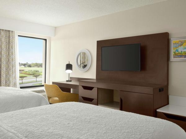Hampton Inn Houston Hobby Airport : photo 4 de la chambre chambre avec 2 lits queen-size - adaptée aux personnes malentendantes - non-fumeurs