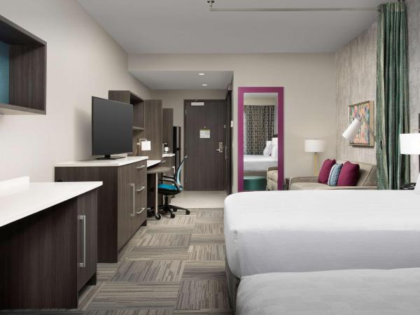 Home2 Suites By Hilton Denver Northfield : photo 2 de la chambre studio avec 2 lits queen-size - non-fumeurs