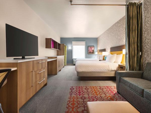 Home2 Suites By Hilton Colorado Springs I-25 Central : photo 2 de la chambre suite studio avec 2 lits queen-size