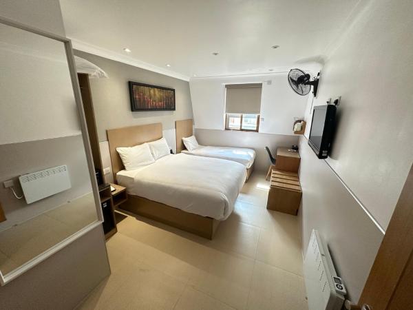 Eurotraveller Hotel- Express (Elephant & Castle) : photo 1 de la chambre chambre lits jumeaux