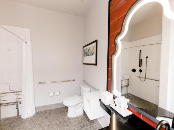 Hotel Indigo San Antonio Riverwalk, an IHG Hotel : photo 3 de la chambre chambre double - accessible aux personnes à mobilité réduite - douche accessible en fauteuil roulant
