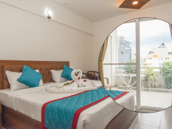 Suraksha Stay Whitefield Hotel : photo 1 de la chambre chambre lit king-size supérieure