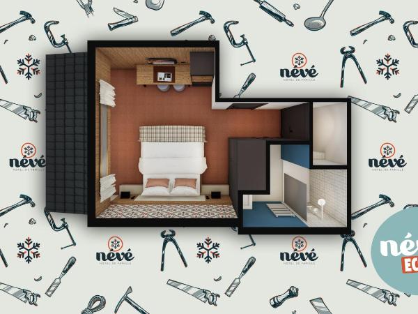 Hôtel Névé : photo 3 de la chambre chambre double Économique