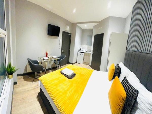 Studios next to Emirates Stadium : photo 9 de la chambre chambre double