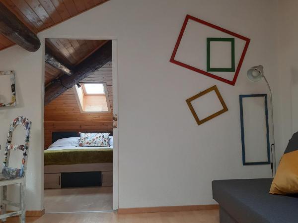 @ Home Hotel Locarno : photo 3 de la chambre suite familiale sur le toit avec balcon