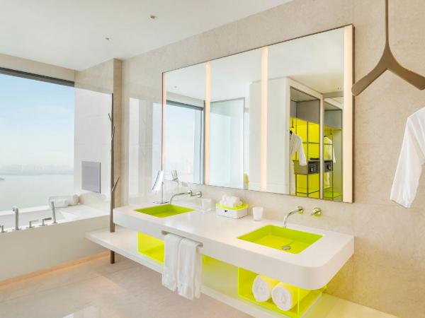 W Suzhou - Jinji Lake : photo 1 de la chambre suite 1 chambre merveilleuse avec 1 lit king-size - vue sur lac jinji