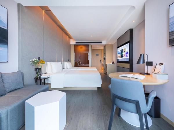 Atour Hotel Wuhan University of Technology Jiedaokou : photo 2 de la chambre chambre lits jumeaux supérieure