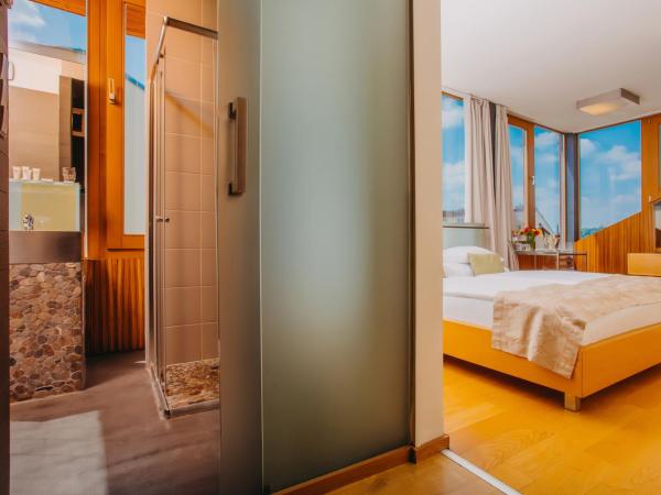 Wenceslas Square Hotel - Czech Leading Hotels : photo 5 de la chambre chambre double de luxe avec vue sur le château de prague