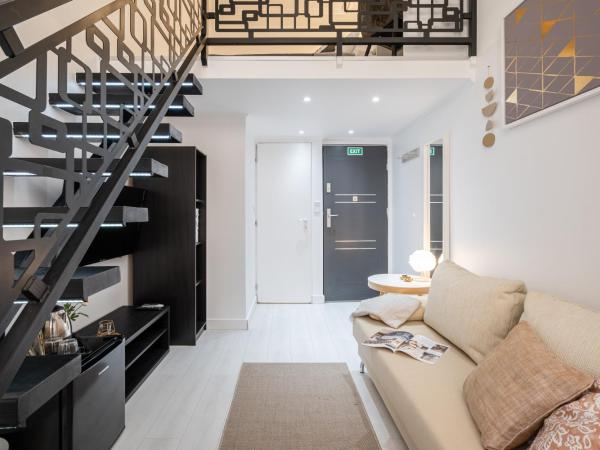 Szent István Apartments : photo 6 de la chambre chambre double avec salle de bains privative