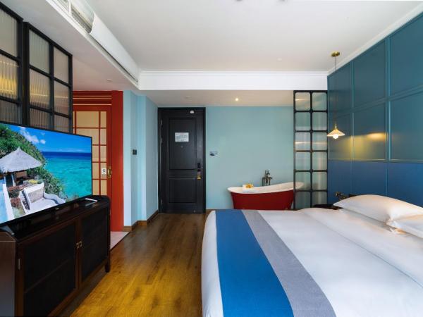 Hangzhou Lanshe hotel : photo 2 de la chambre chambre double - vue sur montagne