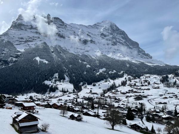 Jungfrau Lodge, Swiss Mountain Hotel : photo 7 de la chambre chambre double avec salle de bains privative et vue sur la montagne