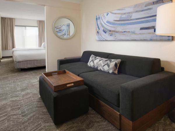 SpringHill Suites Dallas Addison/Quorum Drive : photo 2 de la chambre suite lit king-size avec canapé-lit