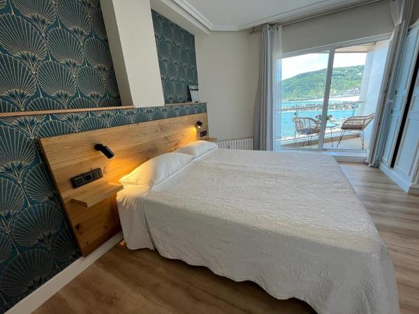 Pensión Itxasoa : photo 10 de la chambre chambre double ou lits jumeaux standard - vue sur mer