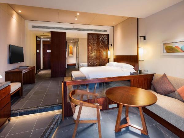 Hilton Sanya Yalong Bay Resort & Spa : photo 4 de la chambre chambre lit king-size premium avec vue sur l'océan