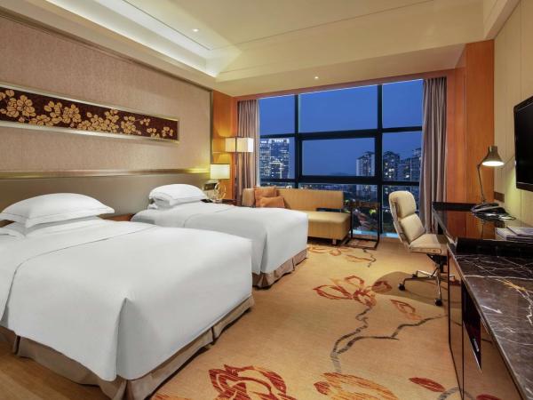 Hilton Guangzhou Baiyun - Free Shuttle Bus and Registration Counter for Canton Fair Period : photo 3 de la chambre chambre lits jumeaux exécutive