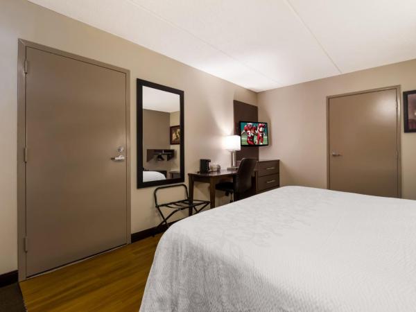 Red Roof Inn PLUS+ Nashville Airport : photo 4 de la chambre chambre lit king-size deluxe - accessible aux personnes à mobilité réduite - non-fumeurs