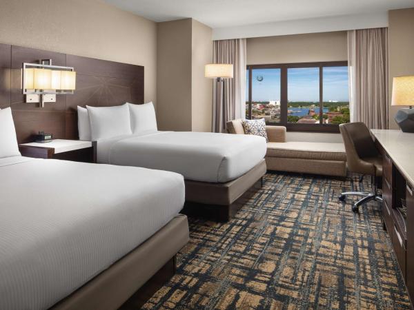 Hilton Orlando Lake Buena Vista - Disney Springs™ Area : photo 3 de la chambre chambre 2 lits queen-size - accessible aux malentendants